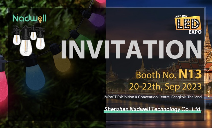 Nadwell will attend Thailand LED Expo from 20-22th Sep 2023